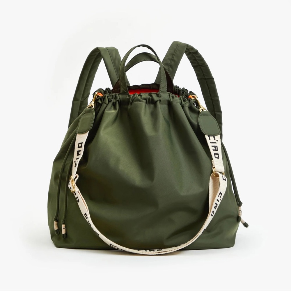 Clare V Sac Tout Backpack in Army
